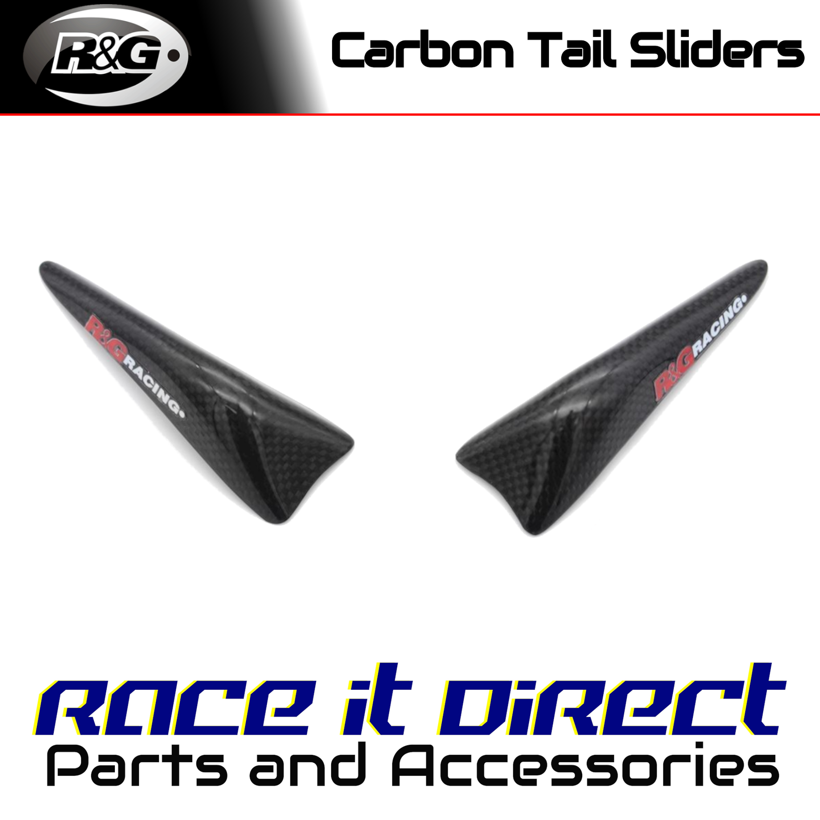 Carbon Fibre Tail Sliders for Honda CBR650R 2019-2020 R&G