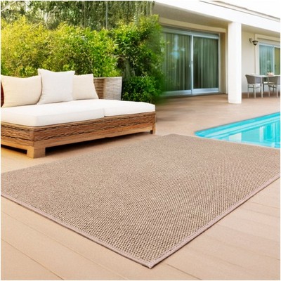 Koeckritz Hatteras Taupe Indoor Outdoor Rug | Entryways, Patios, Pools, Garages