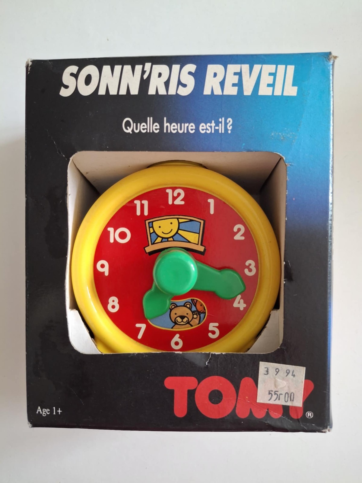 Réveil de Tomy Sonn'ris jouet vintage en boîte d'origine