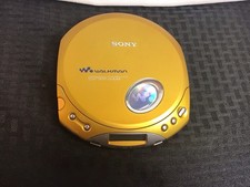 Sony Walkman D-E350 Gold Portable CD Player ESP MAX Tested Works