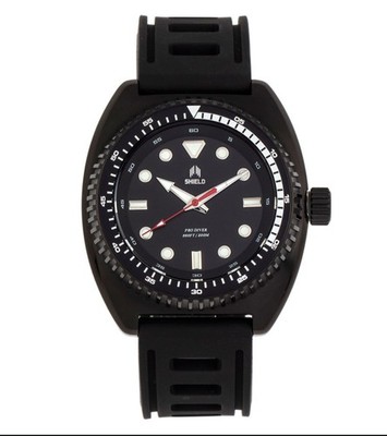 Shield Dyer All Black Men's Stainless Steel Wrist Watch