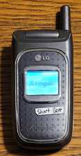 LG C1500 - Gray and Silver  Cingular  Very Rare Cellular Flip Phone - READ