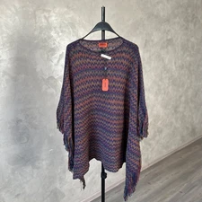 NWT Missoni Zig Zag Knit Poncho