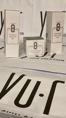 Yu.r Vitamin C Peeling Gel+Cream Mask Collagen+Ceramide Moisture Dew