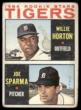 Willie Horton 1964 Topps #512 Detroit Tigers Vintage Rookie Card RC POOR. rookie card picture