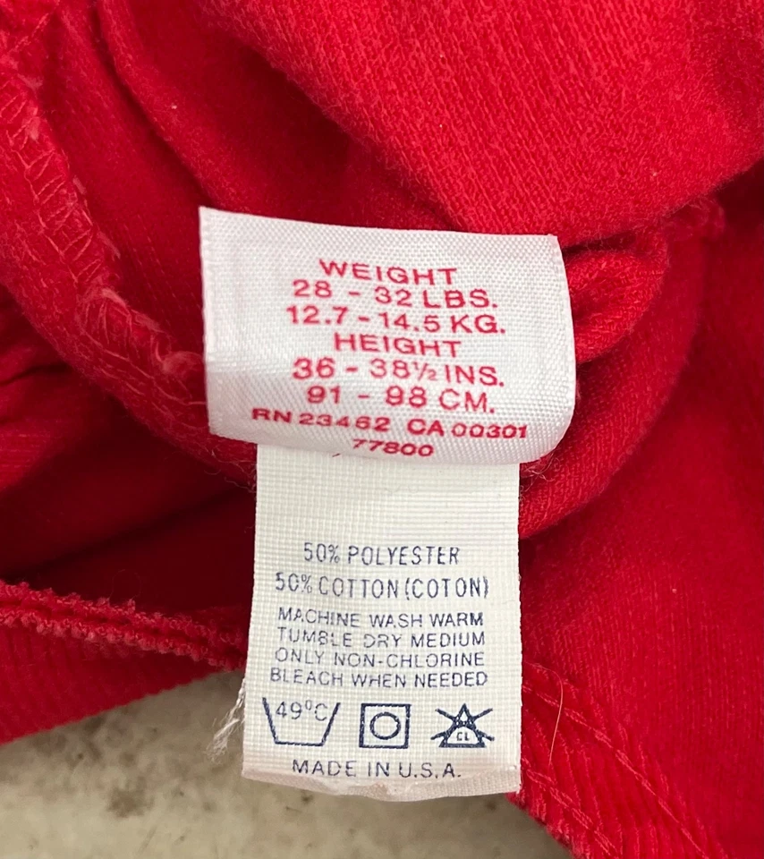 Vintage Buster Brown girls velvet shirt with white lace trim - Image 4 of 4