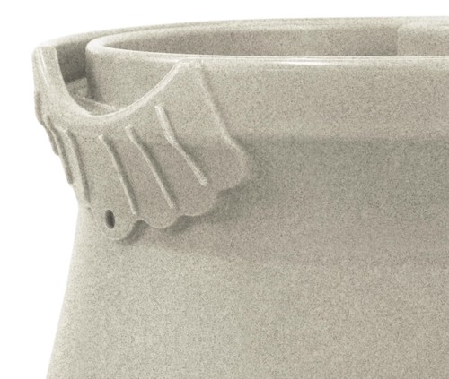 Good Ideas RWURN50-SAN 50 Gallon Rain Water Saver Wizard Barrel Urn, Sandstone - Picture 7 of 11