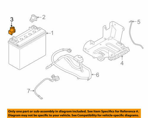 OEM BMW I01 I12 COUPE ADAPTER BATTERY NEGATIVE TERMINAL 