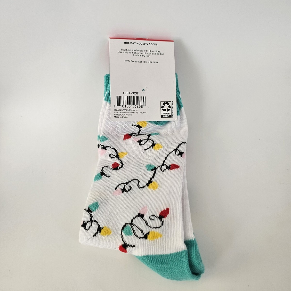 Women's Let's Get Lit Socks Funny Christmas Lights Holiday Tree
