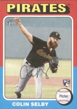 2024 Topps Heritage MINI - Colin Selby RC Pittsburgh Pirates #150