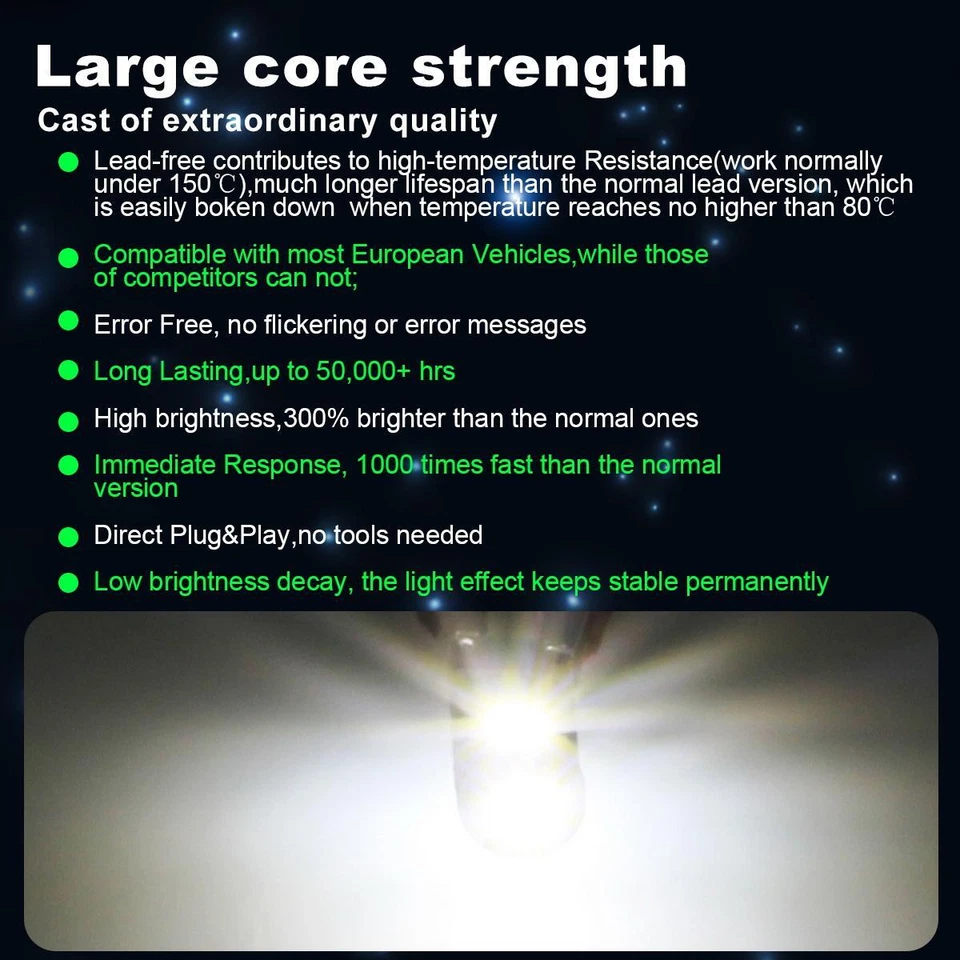 4x Error Free Angel Eyes LED Lights Bulbs For BMW 525i 530i 550i E60 Pre-LCI Foto 4 de 4