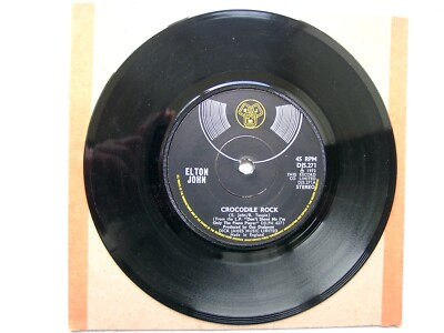 ELTON JOHN - Crocodile Rock 7'' - DJS.271 - 1972 UK