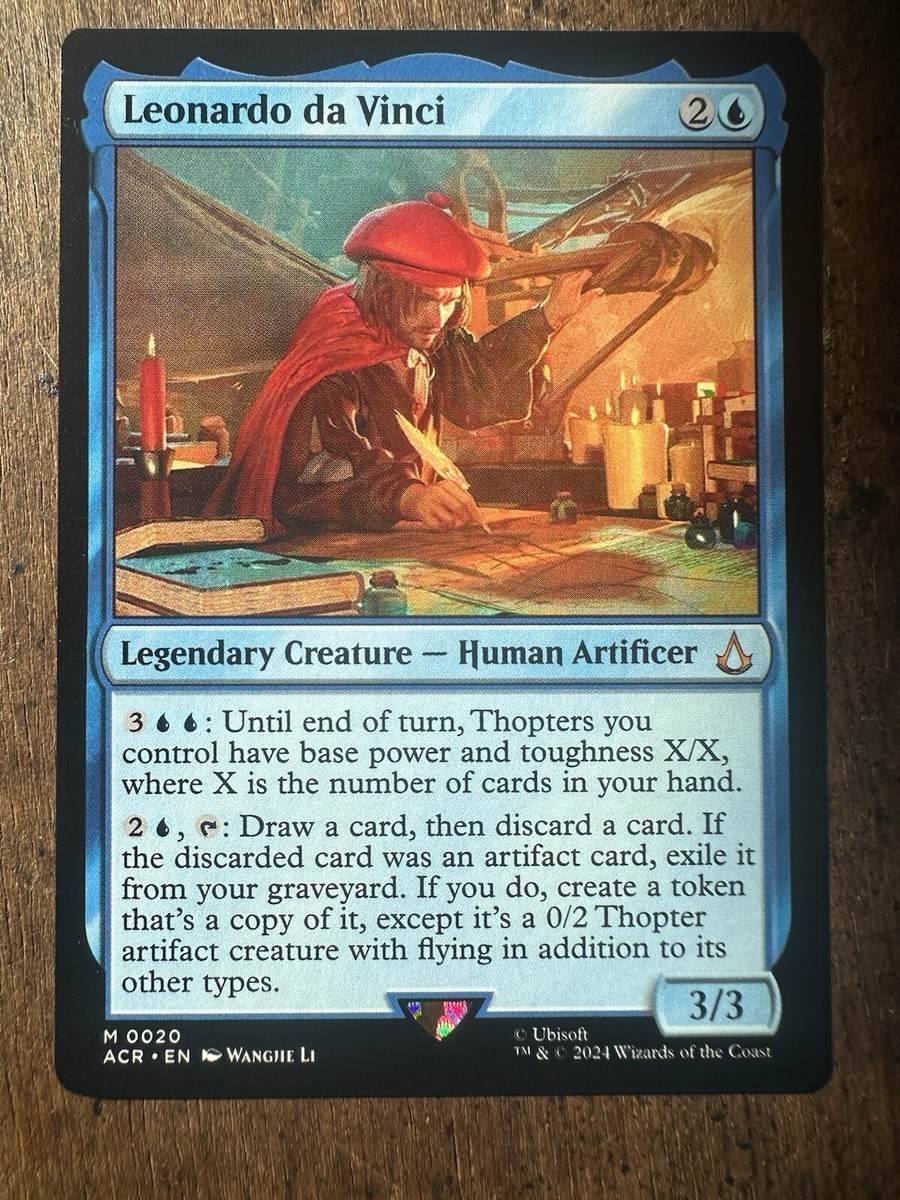 1 x Leonardo da Vinci - Universes Beyond: Assassin's Creed - NM