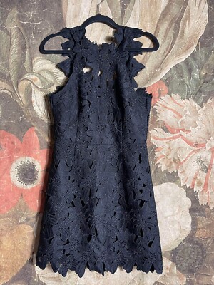 New Free People x Saylor Jessa Lace mini Dress Size L | eBay