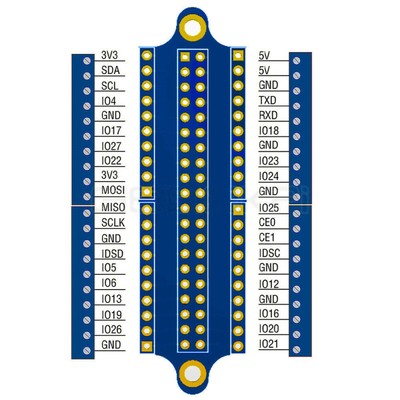 GPIO Terminal Expansion Circuit Board For Raspberry Pi 4B/3B+/3B/2B/Zero DIY q