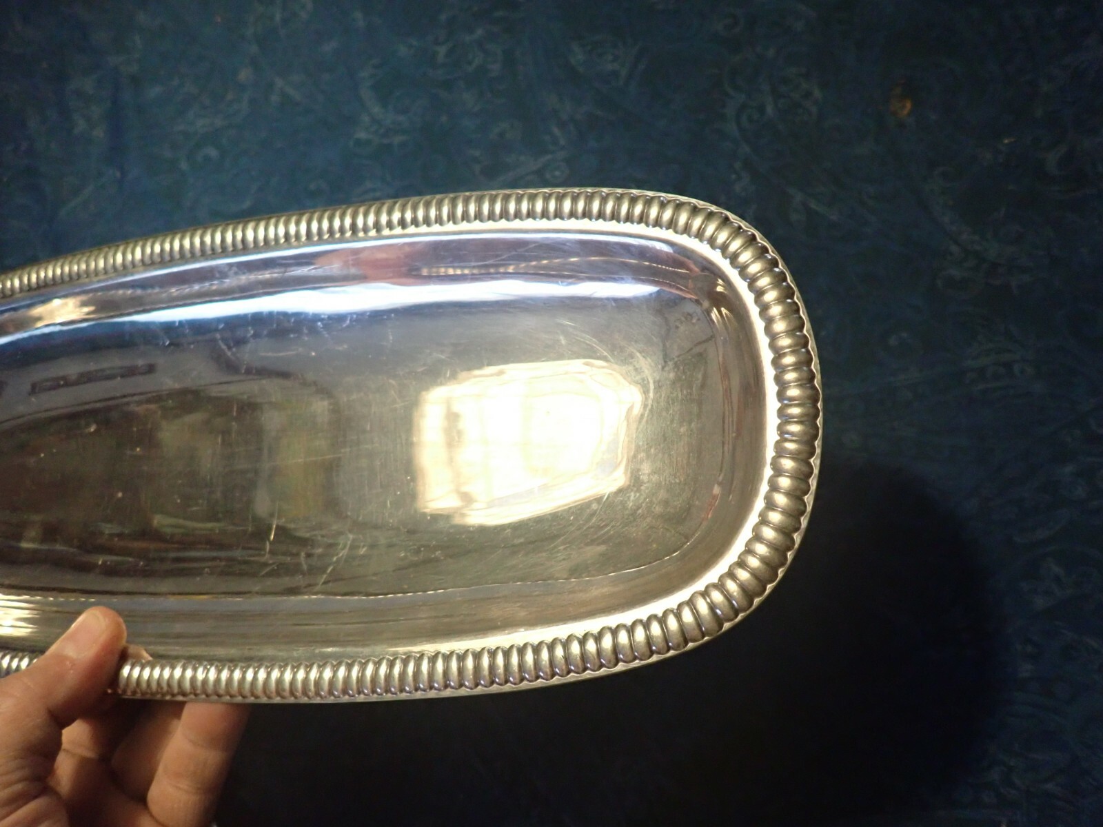 2 Unmarked Silverplated 12 5 And Tray Serving Max 55 OFF Plate