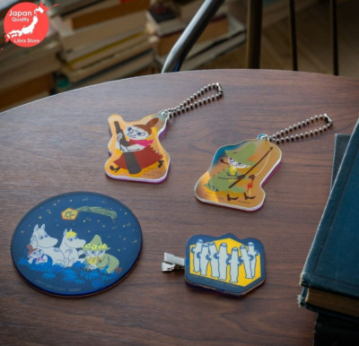 Seltenes Moomin Look Up At The Stars Kuji 2023 Acrylwaren Set Von 4 Aus Japan