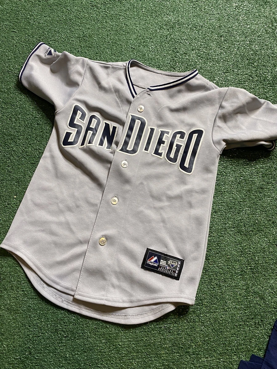 Kids San Diego Padres Jersey Grey Size S 4-5T