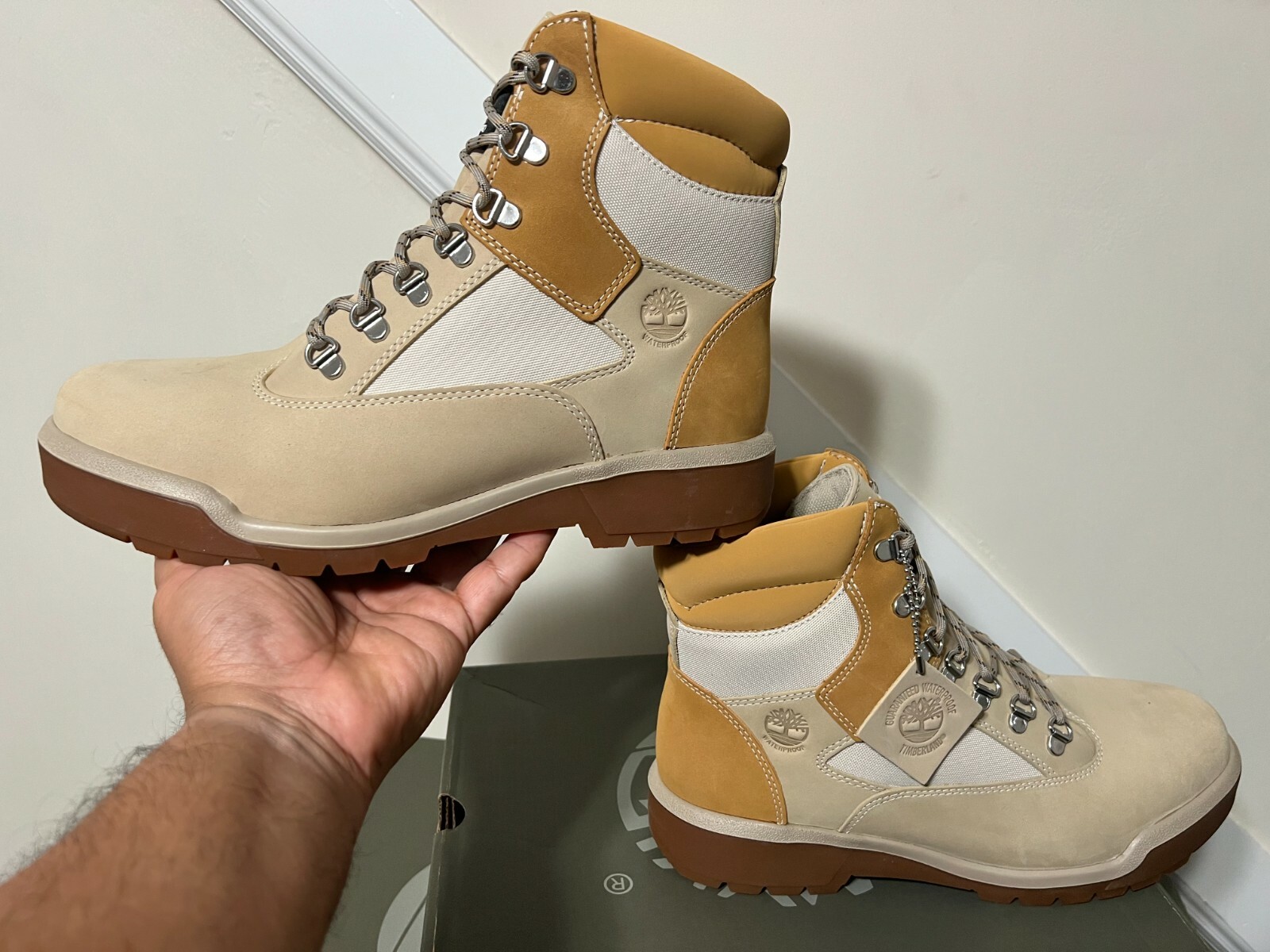 men's 6 inch waterproof field boots timberland
