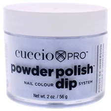 Pro Powder Polish Nail Colour Dip System Baby Blue Glitter by Cuccio W - 1.6 oz