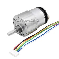 6V 12V JGB37-520 Gearbox Speed Reduction Gear Motor Code Disk with Hall Encoder