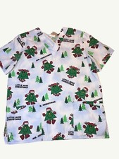 Mr.  Little Miss Christmas Scrub Top