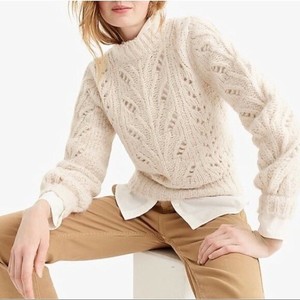 white thermal sweater