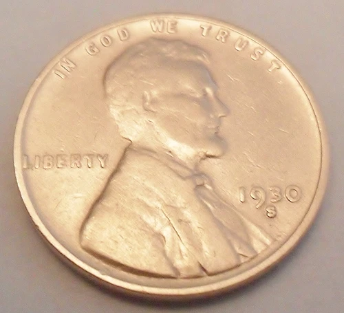 1930 S Lincoln Wheat Cent / Penny  CULL **FREE SHIPPING**