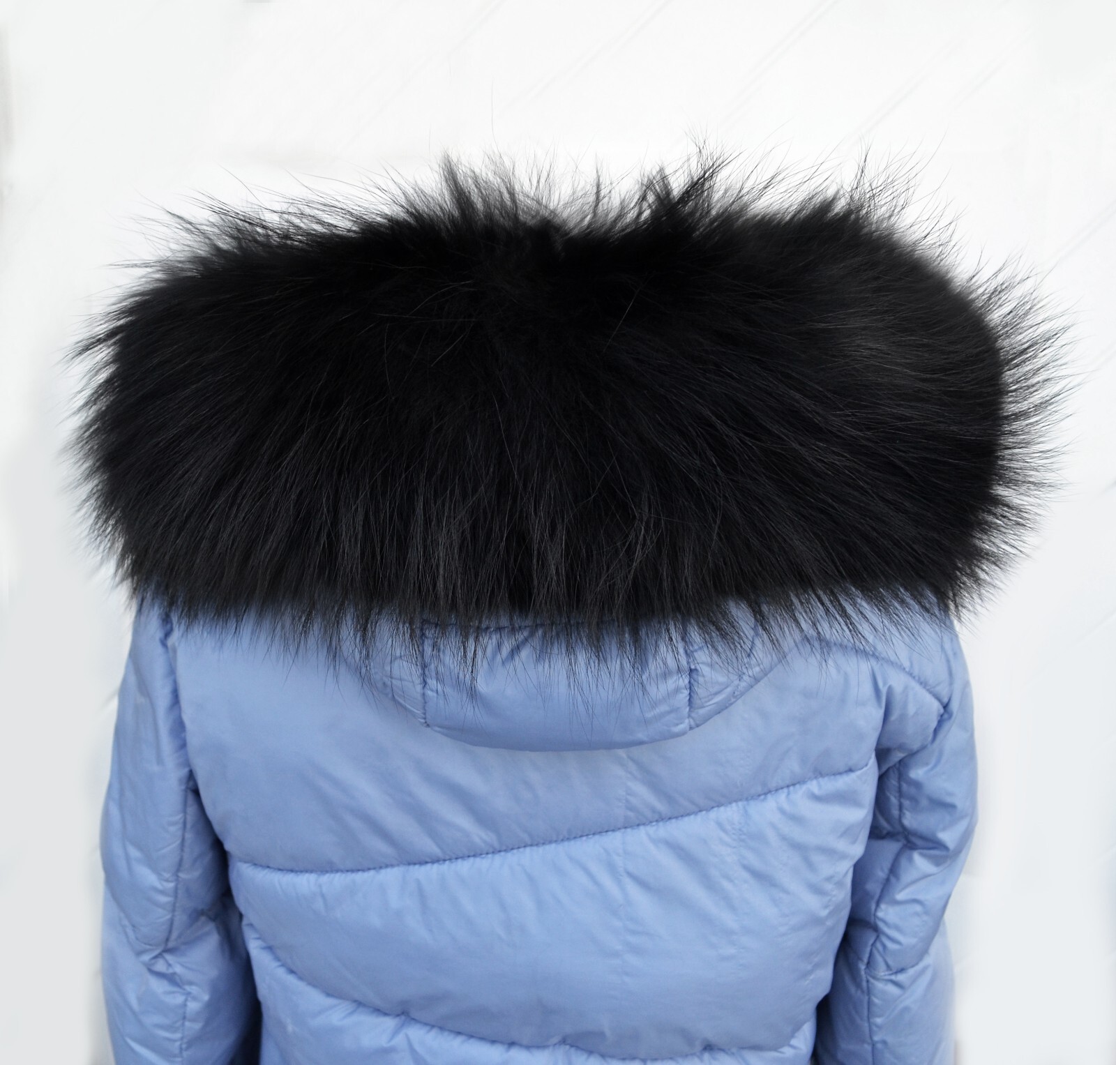 ALTRA ?Cappuccio cappotto orlo collo vera pelliccia di procione originale extra large ricambio Canada