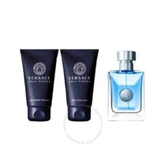 Versace Pour Homme Fragrance for Men 3 Piece Gift Set