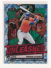 YORDAN ALVAREZ 2021 DONRUSS UNLEASHED DIAMOND #1 *HOUSTON ASTROS*