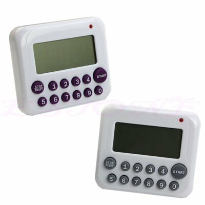 USA Timer Digital Large LCD Kitchen Cooking Count Down Up Clock 99 Minute Alarm