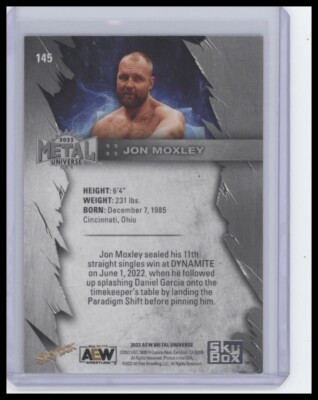 2022 SkyBox Metal Universe #145 Jon Moxley Blue Spectrum | eBay 2022 SkyBox Metal Universe #145 Jon Moxley Blue Spectrum | eBay
