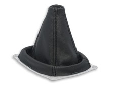 SCHALTMANSCHETTE FUR HYUNDAI SANTA FE I 2000-2006 SCHALTSACK NATURLEDER SCHWARZ