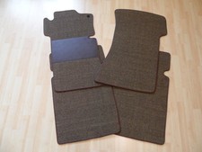 $$$ Sisal Kokos Fußmatten für Mercedes Benz R107 W107 SL +RUTSCHFEST + TABAK NEU