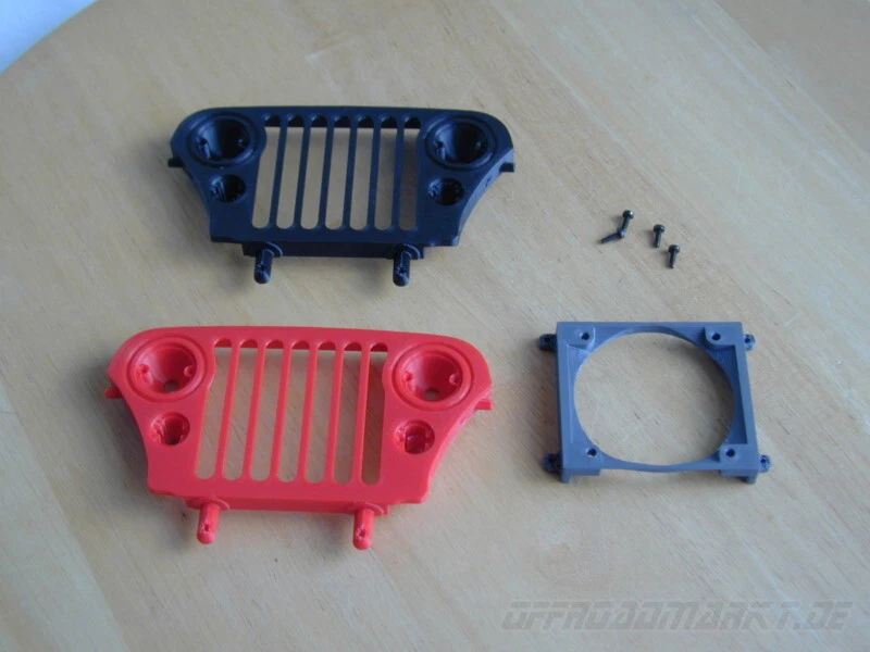 AXIAL CJ-7 - Open Radiator Grille Fan RC 1:10 SCX III Crawler Jeep - Bild 4 von 4