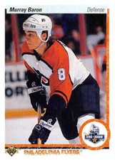 1990-91 Upper Deck Hockey  #275 Murray Baron  Philadelphia Flyers 