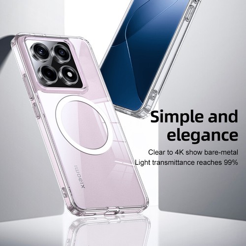 For Xiaomi Mi 13 14 15 Pro 13T Pro Matte Hybrid PC+TPU Back Case Cover Magnetic - Picture 7 of 16