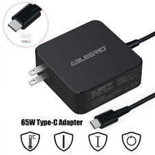 65W USB-C Charger AC Adapter For Dell Latitude 12 5290 T17G002 2-in-1 Laptop