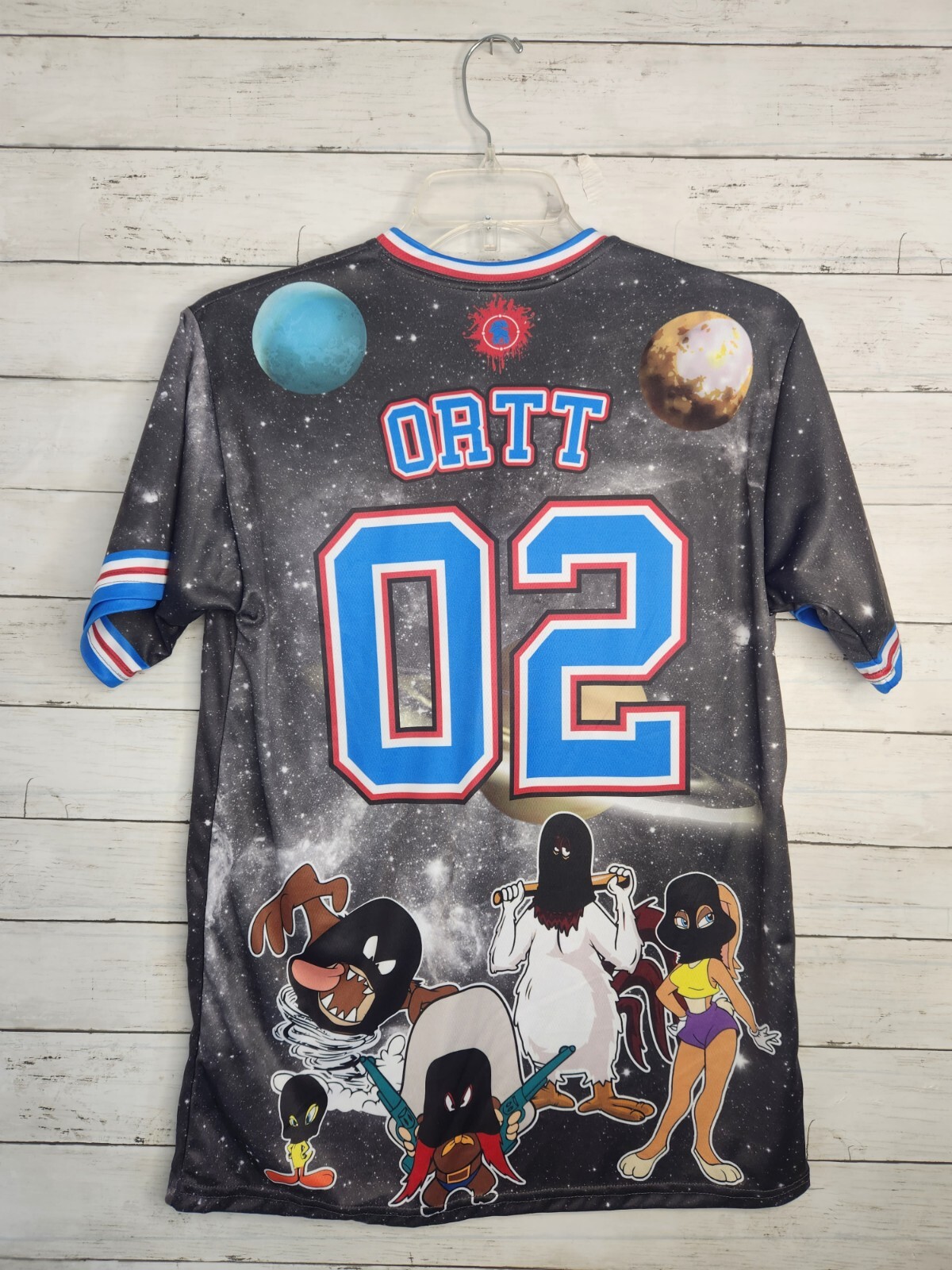 Mens Goon Squad Space Jam Medium Full Dye Shirt Gem