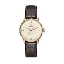 Rado Coupole Classic SWISS Automatic Diamonds Ladies Leather Watch R22865765