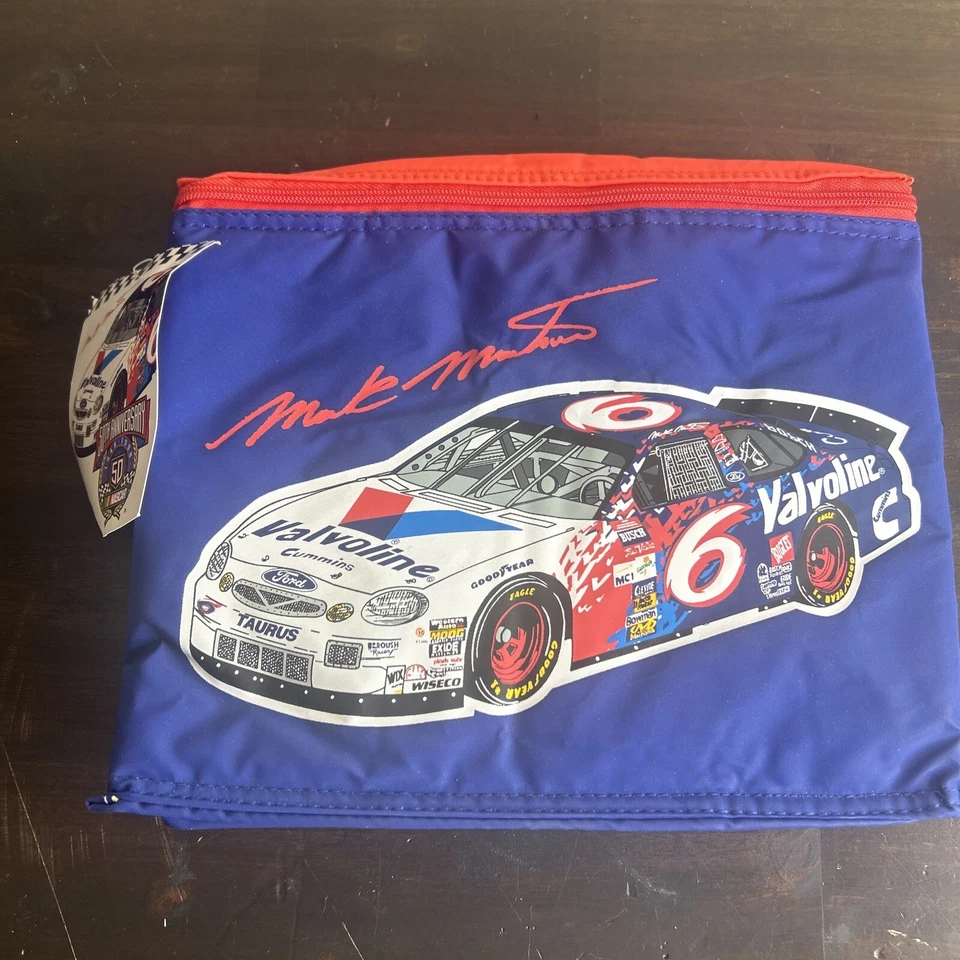 Lancheira NASCAR Vintage Anos 90 Mark Martin Valvoline Racing Isolada Nova Com Etiqueta - Imagem 2 de 4