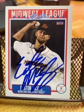 Easton McGee Signed Autographed 2019 MWL All-Star Set Card Hot Rods Mariners