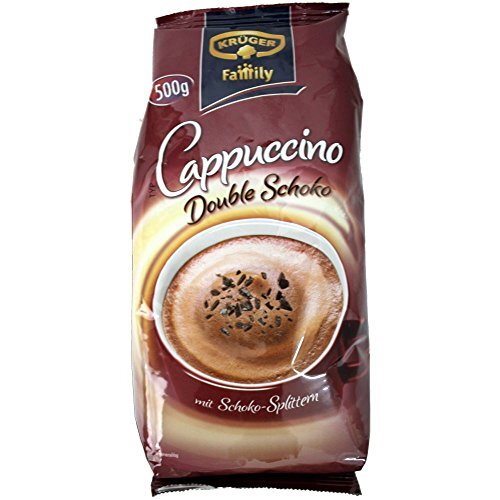 Krüger Family Cappuccino Double Choco 500g con astillas de chocolate 1 paquete - Imagen 1 de 1