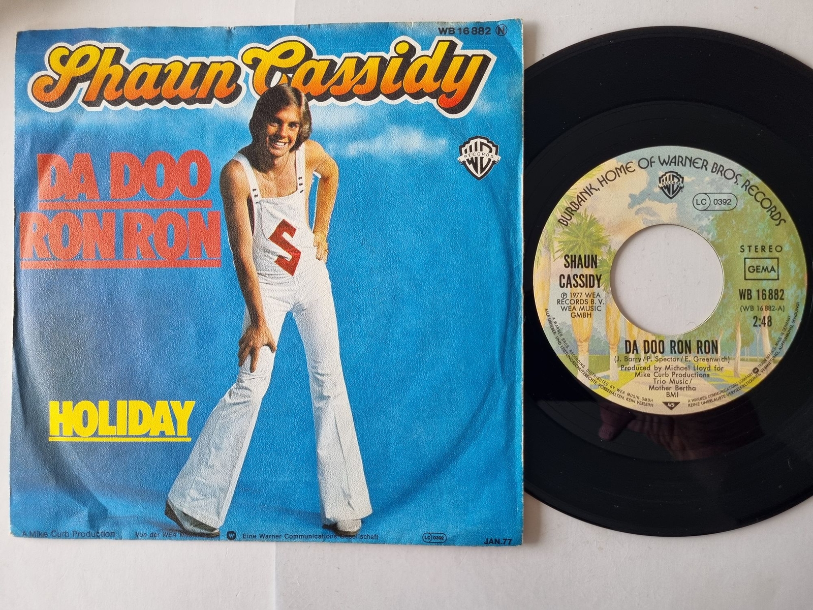 Shaun Cassidy - Da Doo Ron Ron / Holiday 7'' Vinyl Germany