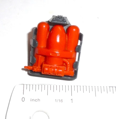 GI Joe Figure Accessory 1985 Barbecue        Backpack