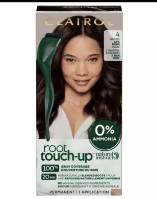 Clairol Natural Instincts Root Touch Up Permanent Root Color #4 DARK BROWN