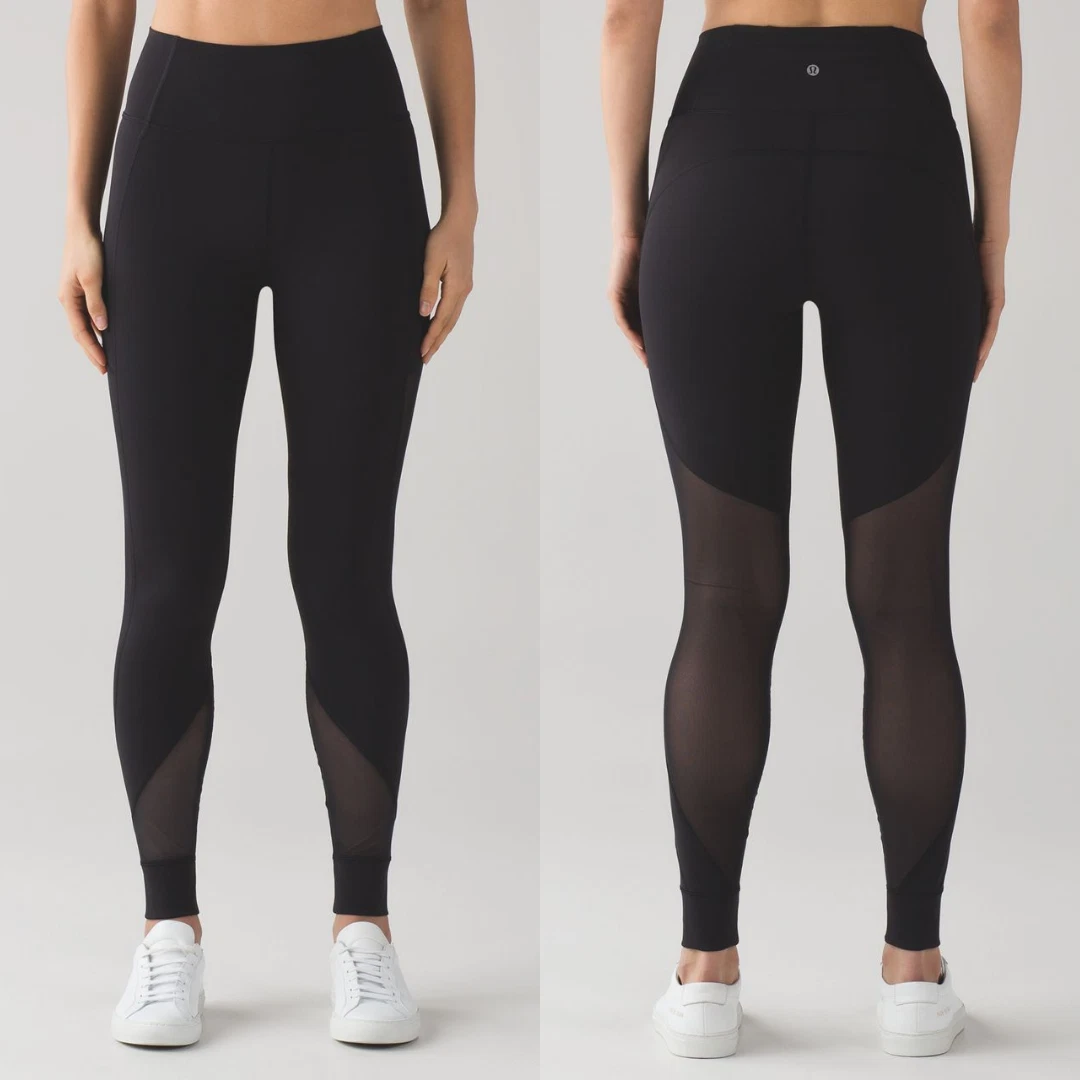 Lululemon Black Luxtreme High Rise Hot Like Agni Pants | Women's 6