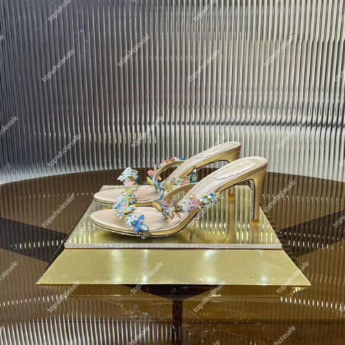 Women's Satin Stiletto Snake-wrapped Heels shoes - Picture 8 of 10