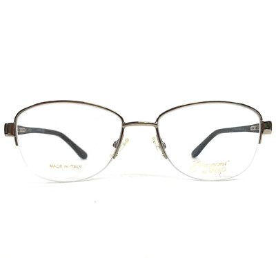 Emozioni by Safilo Eyeglasses Frames EM4365 86Q Brown Silver Crystals 53-17-135